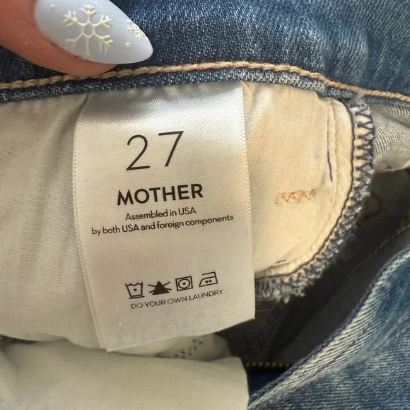 MOTHER jeans the hustler ankle mid rise size 27 NWT - Picture 15 of 16